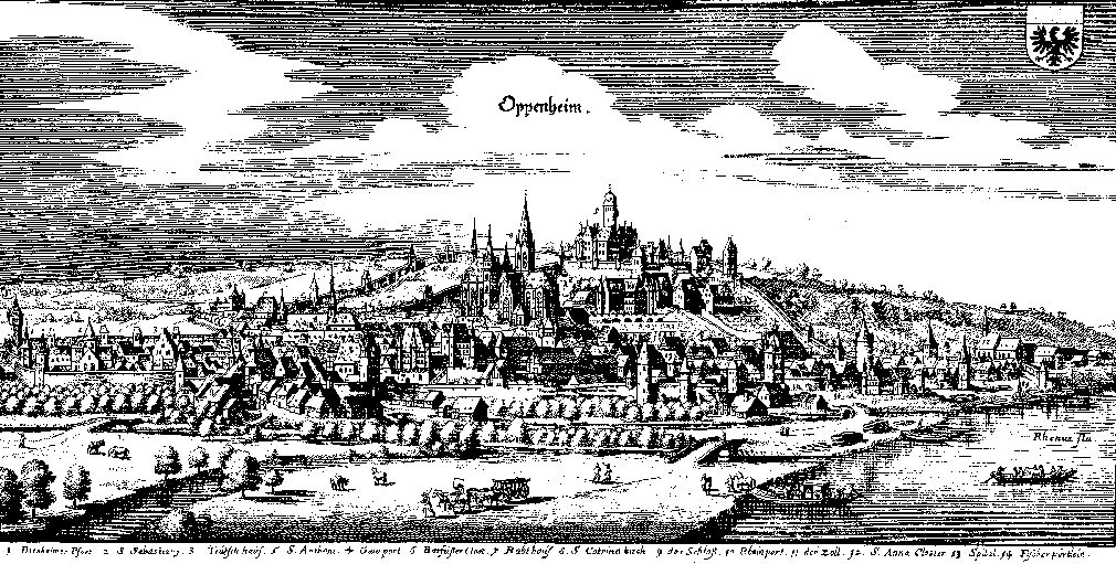 Radierung von M. Merian d. Ä.